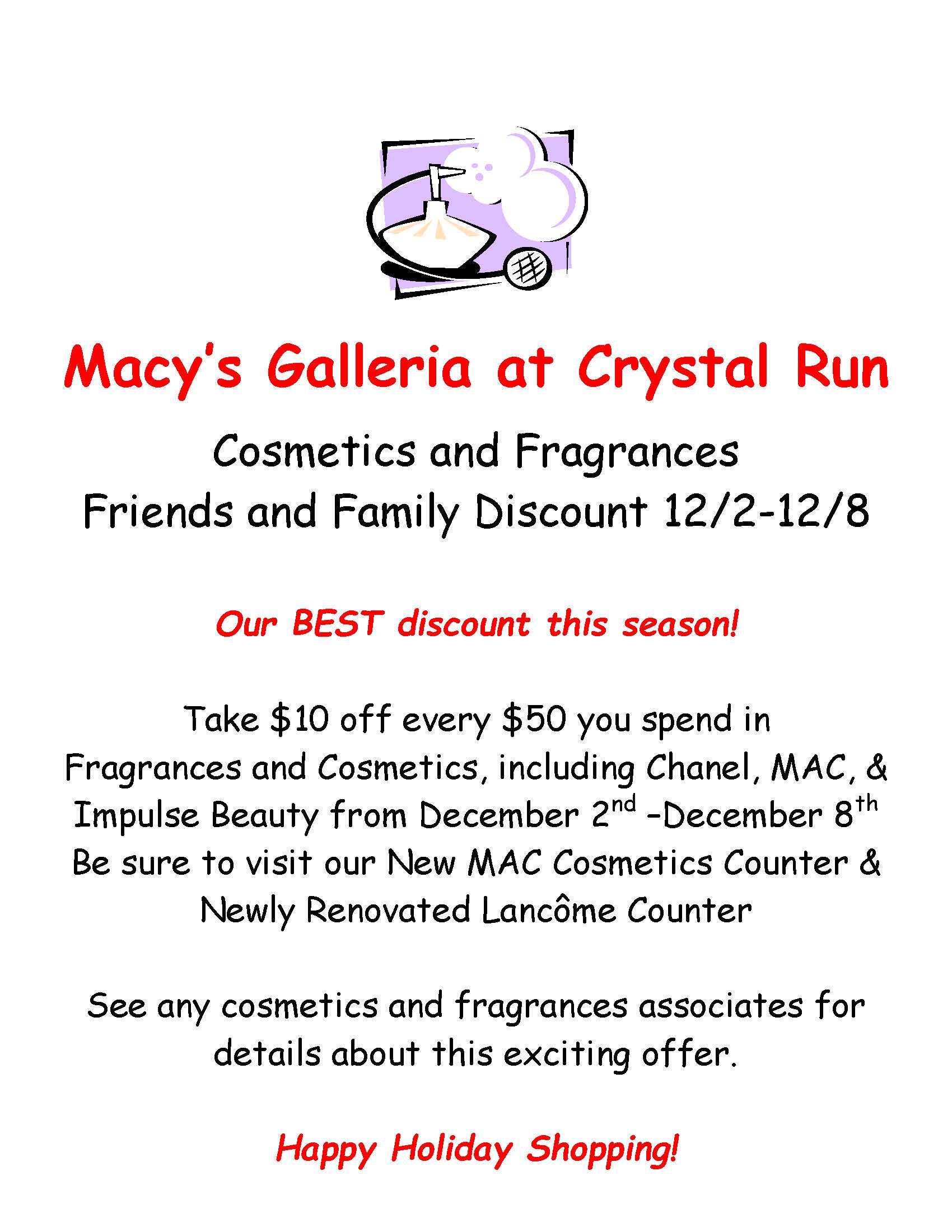 Macy&#39;s Friends & Family - Galleria at Crystal Run