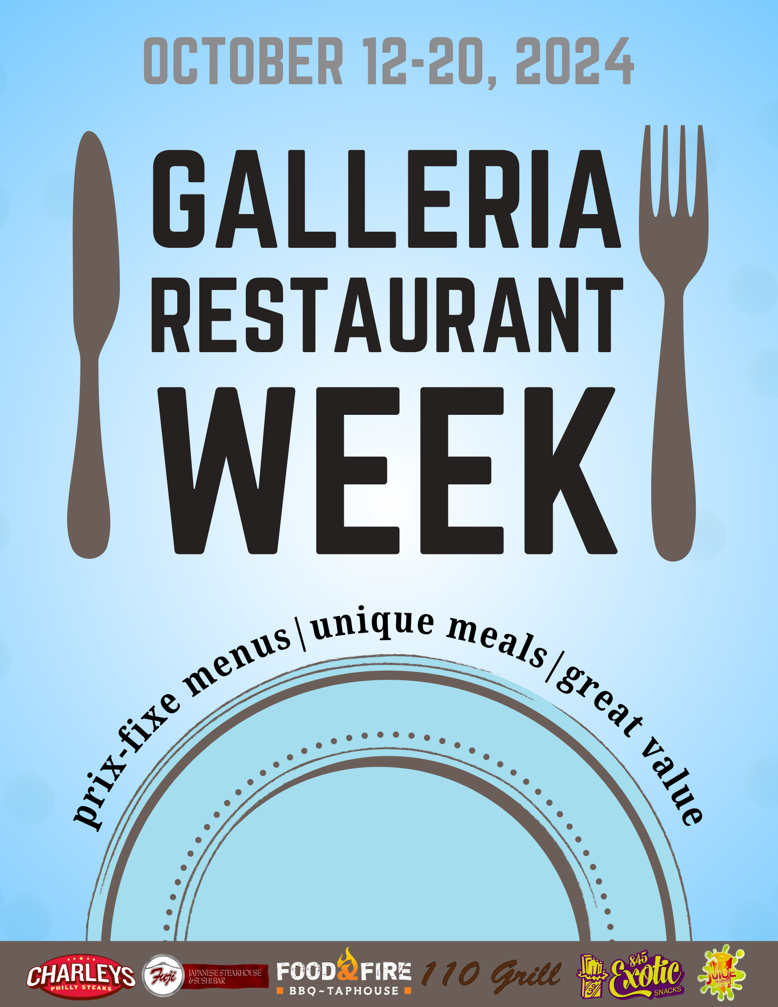 Restaurant Week Flyer