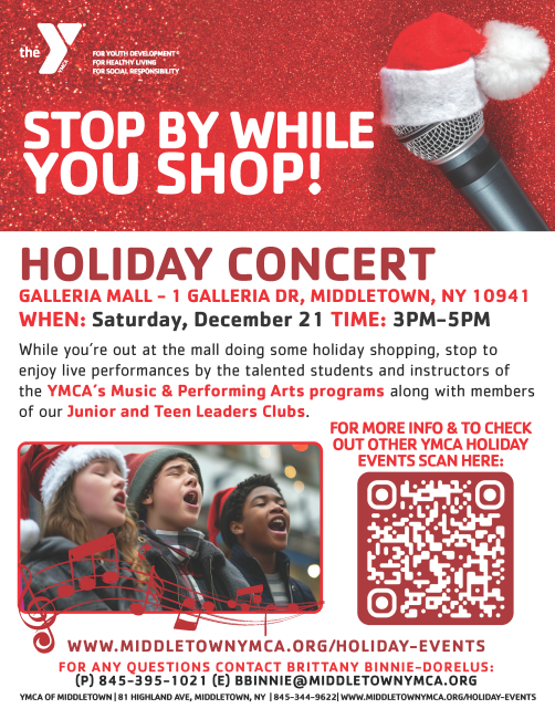 YMCAMiddletown HolidayConcert Galleria Flyer 110724 86dv4h5w6