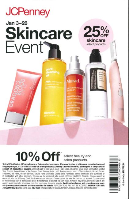 JCP Skincare Event Page 1